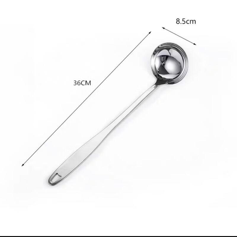 5-Piece Stainless Steel Long-Handle Serving Spoon Set