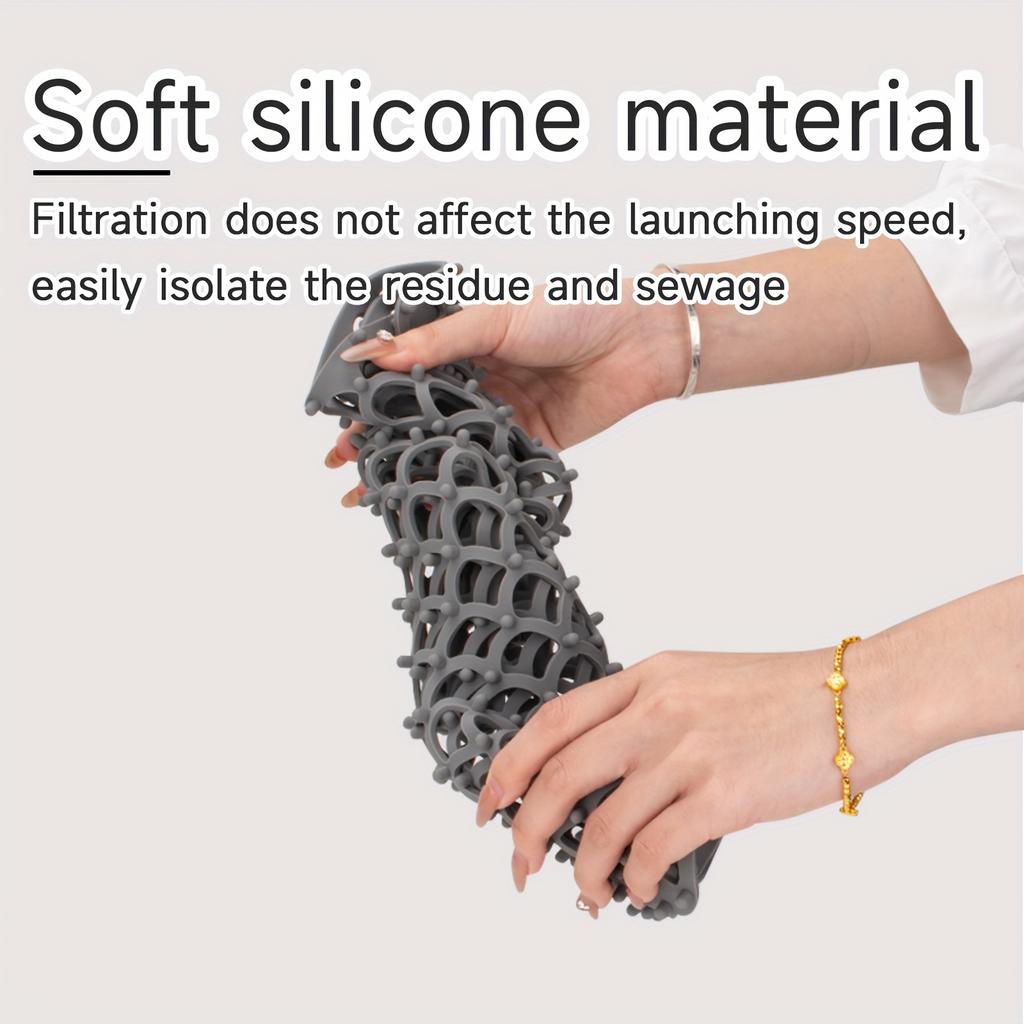 Durable Silicone Sink Drainage Mat, Leak-Proof, Non-Slip Soaking Pad, Hollow Silicone Sink Mat.