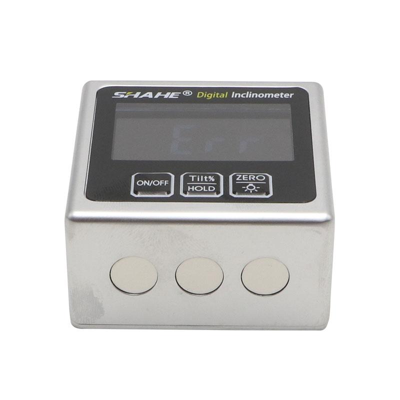 Shahe Digital Angle Finder Gauge Protractor Inclinometer With Magnetic Base And Backlight Precision Metal Digital Protractor