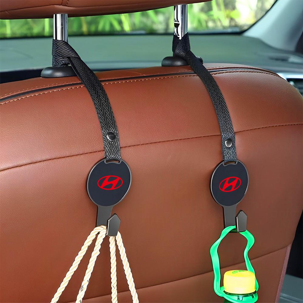 Metal Car Seat Back Hooks Headrest Storage Hook Accessories For Hyundai i10 i20 i30 Creta Tucson Solaris Elantra Fe Kona GDI IX T3