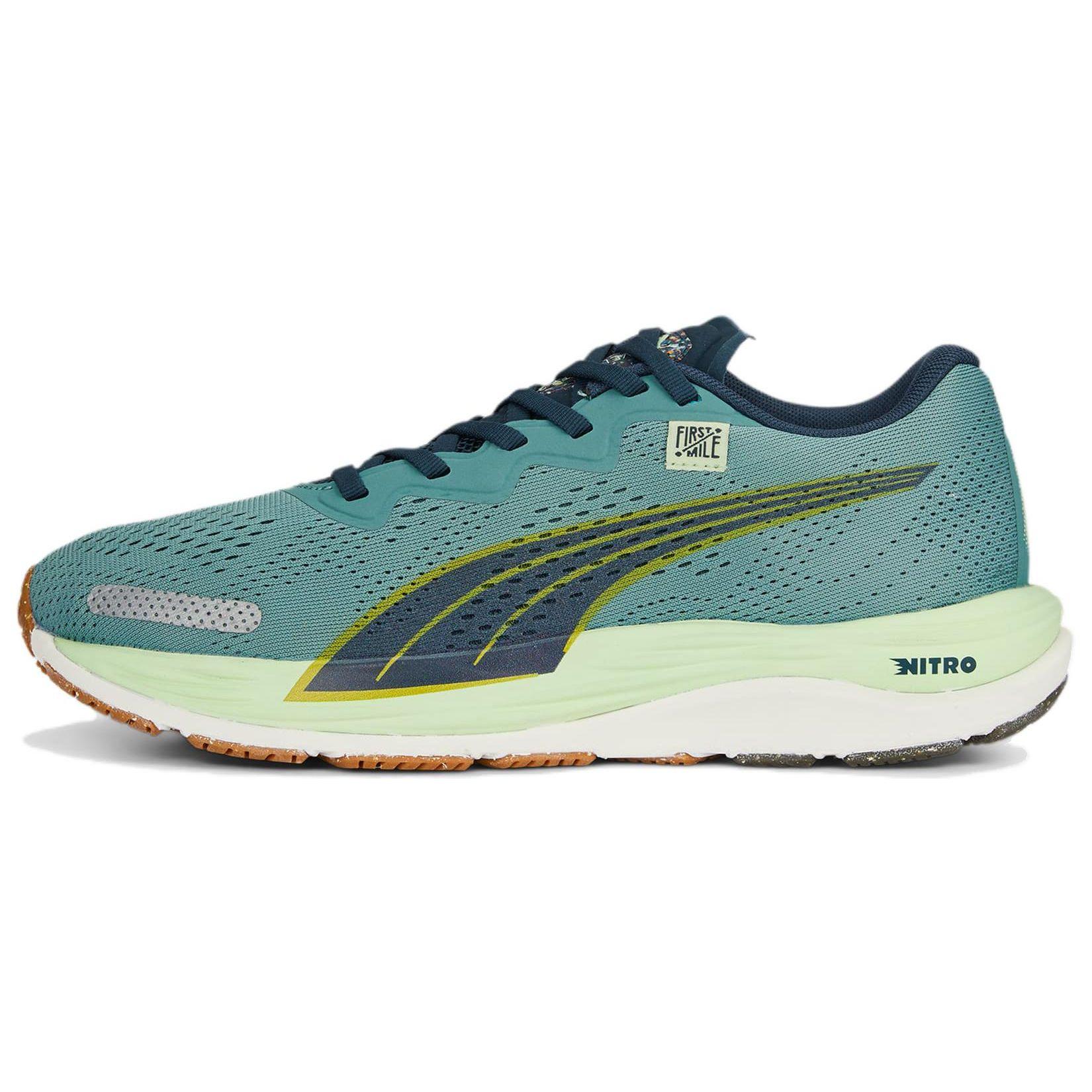 

Puma First Mile x Velocity Nitro 2 Adriatic Fresh Pear Women Sneakers Blue Dark-Night 377292-02 37