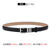 Leather Belt Women'S Niche Design Sense Decoration With Jeans Belt Suit Black Casual Belt