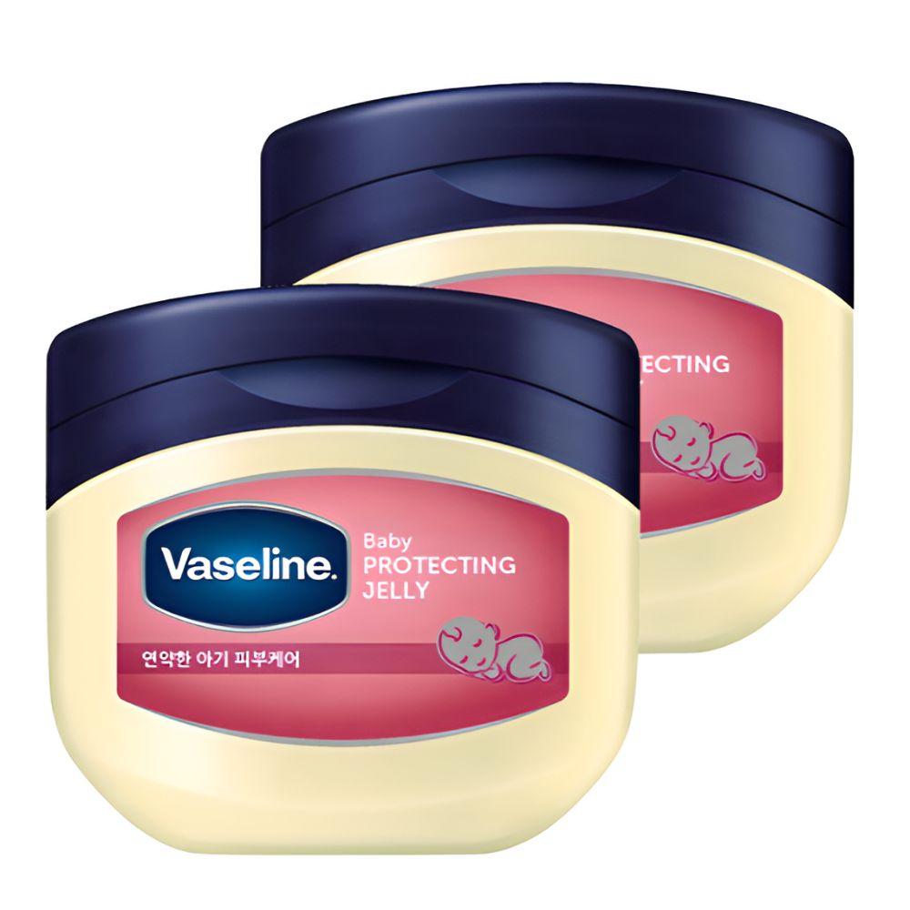 [2-Pack] Vaseline Protecting Jelly Baby 100ml x 2 Units Gentle & Hypoallergenic Care