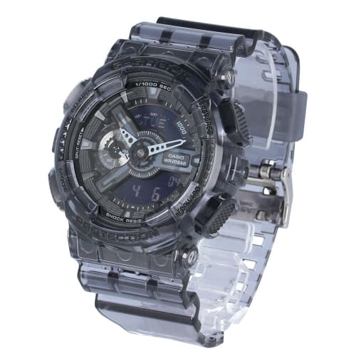 

Casio G-Shock Men s Waterproof Analog-Digital Watch with Clear Skeleton, Black (GA-110SKE-8A)