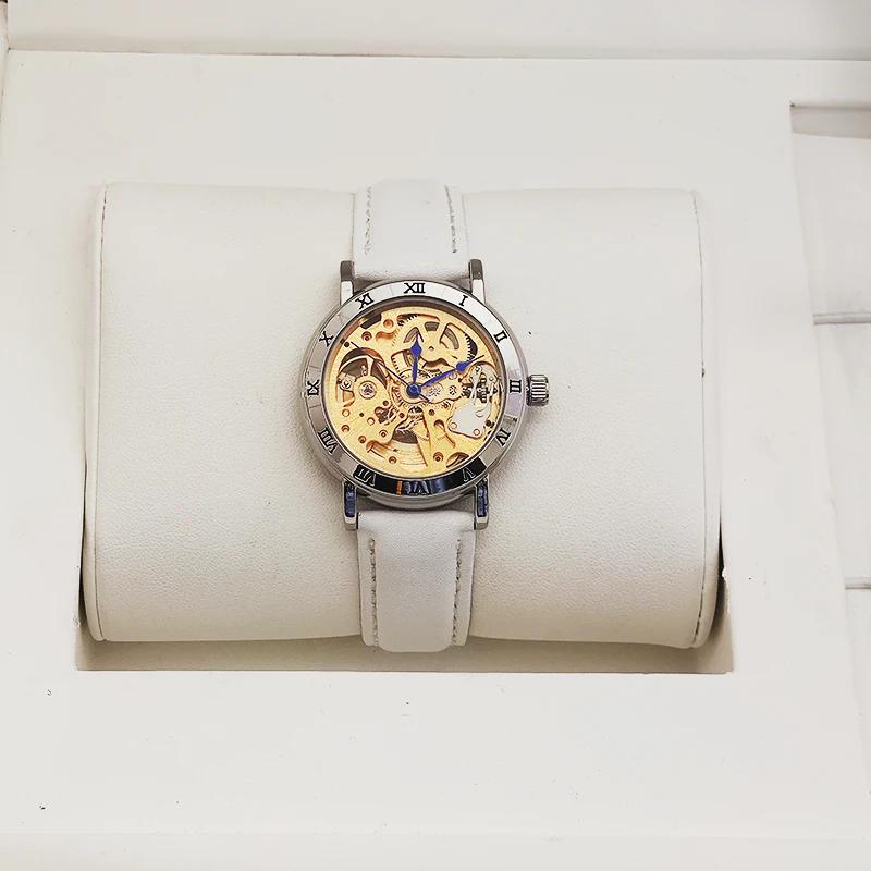 Nouvelle Marque de Luxe Montre Mécanique Squelette pour Femmes Montres-bracelets Automatiques Imperméables pour Dames Cadeau pour Femmes Zegarek Damski