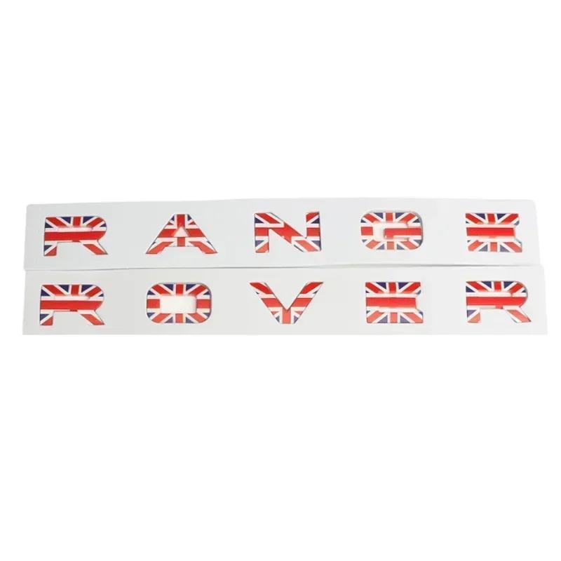 Abs Car Front Hood Tailgate Sticker Rear Trunk Emblem for Land Rover Range Rover Evoque Vogue Velar SV L405 L322 2 3 4 Sport jvhn2