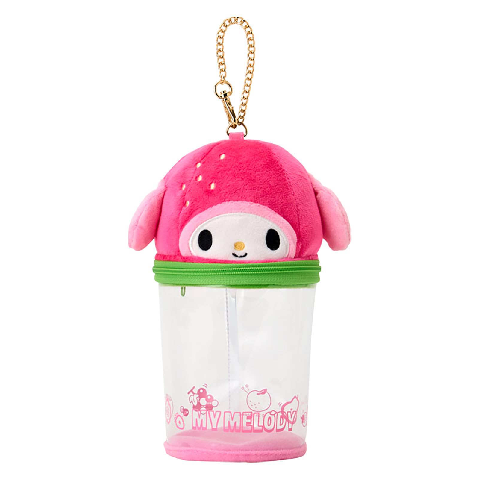 Sanrio My Melody Виниловый брелок-косметичка Возраст 3 и 598861 (Фруктовый дизайн) Вверх,