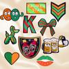 10pcs /Set Netherland Kruikenstad Emblem Embroidered Patches Iron On Patches For Clothing Netherland Carnival Patch Sewing Diy 