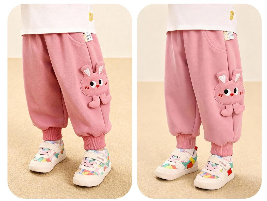 Kaka Panda Kids' Trendy Spring Pants - Boys' & Girls' Casual Toddler Pants for Spring & Autumn