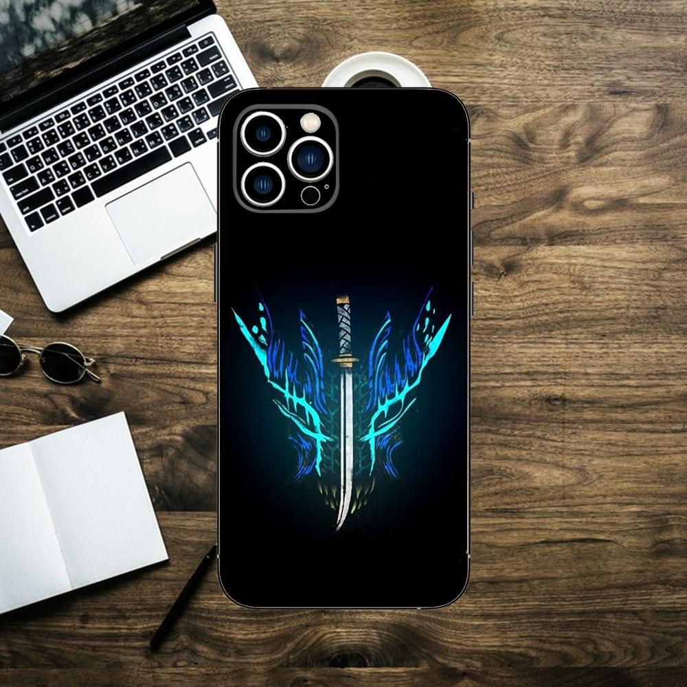Vergil Dante D-DMC Phone Case Phone Case For Apple iPhone 15,14,13,12,11,XS,XR,X,8,7,Pro,Max,Plus,mini Silicone Black Cover