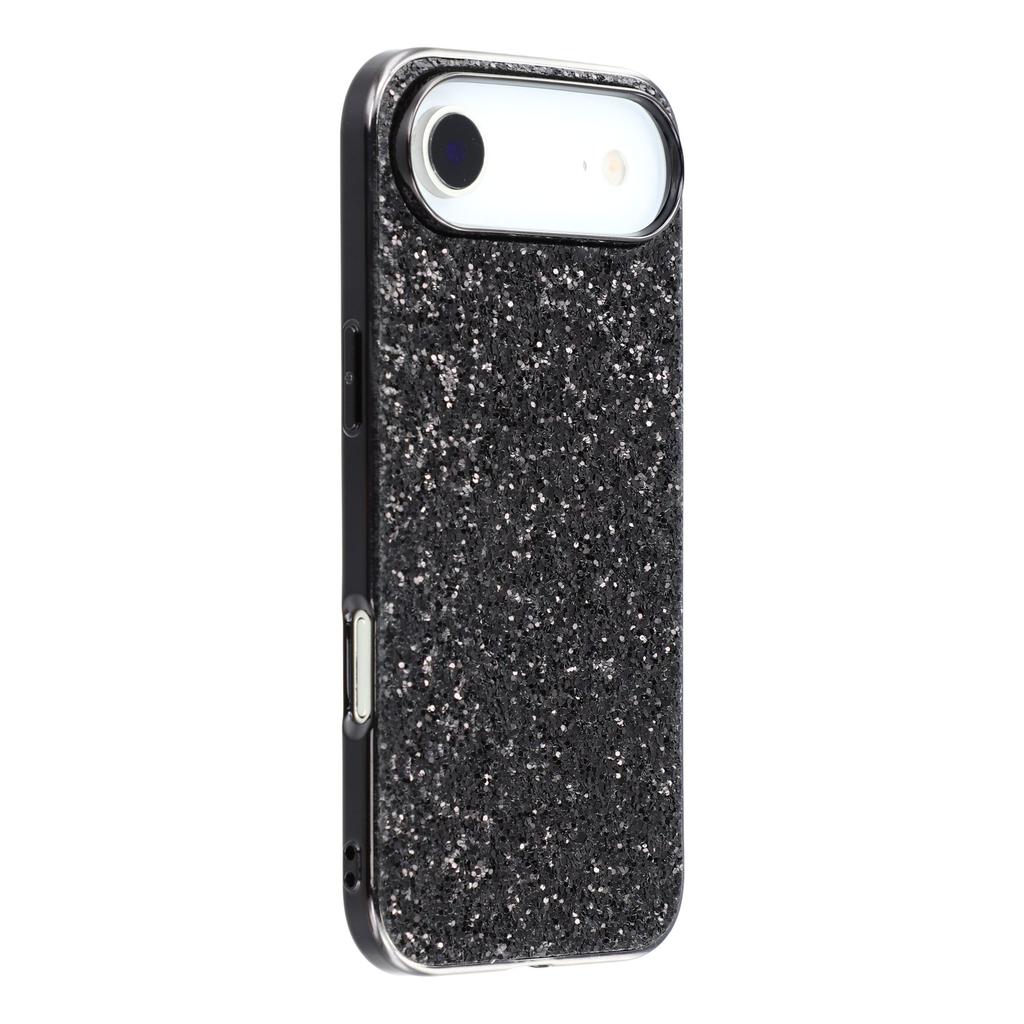 For iPhone Air Case TPU+PC Sparkling Glitter Phone Back Cover