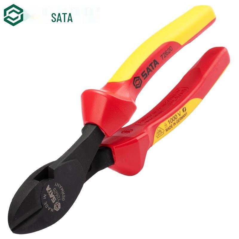SATA VDE 1000V Insulated Diagonal Pliers
