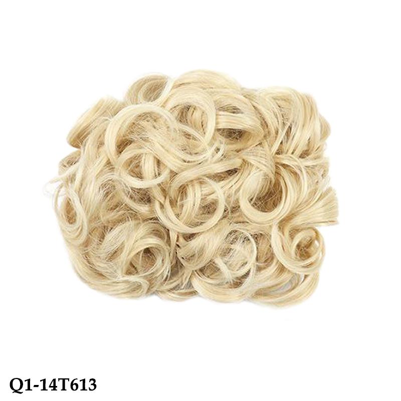 

Женский натуральный вьющийся шиньон MERISIHAIR, чистый цвет, наращивание волос из синтетического волокна, подходит для вечеринки, свадьбы, повседневного использования