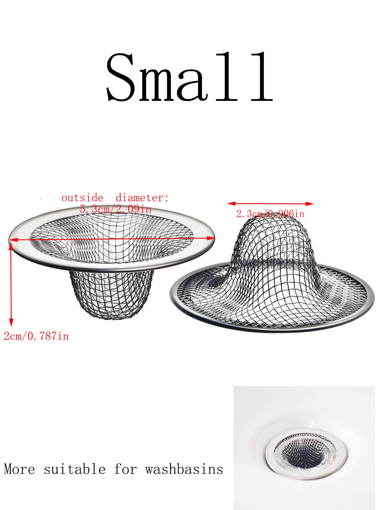 

Сетка-фильтр для раковины из нержавеющей стали, слив для пола, остатки пищи, кухня, ванная комната, канализация, фильтр для волос, универсальный