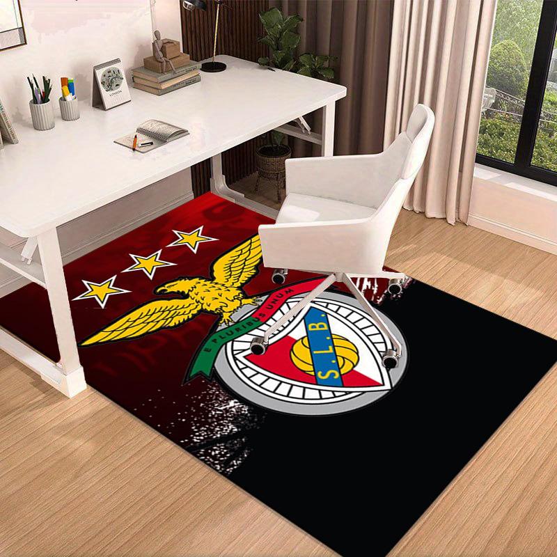 Ben-fica Football Club Printed Area Rug for Office, Chair Rug, Decorative Carpet Floor Mat, Large Size Fan gifts Christmas gifts