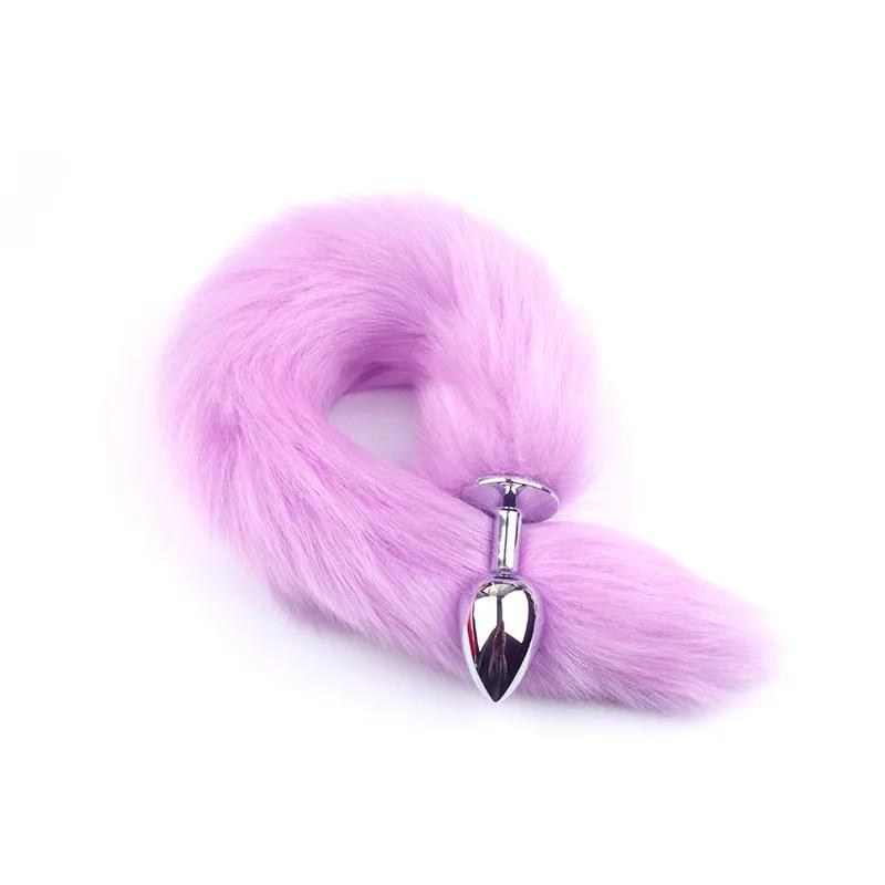 Sexy Fox Tail Anal Plug Anal Toys For Women Adult Sex Product Men Butt Plug Stainles Steel Anal Plug Cosplay Sex Toys For Couple