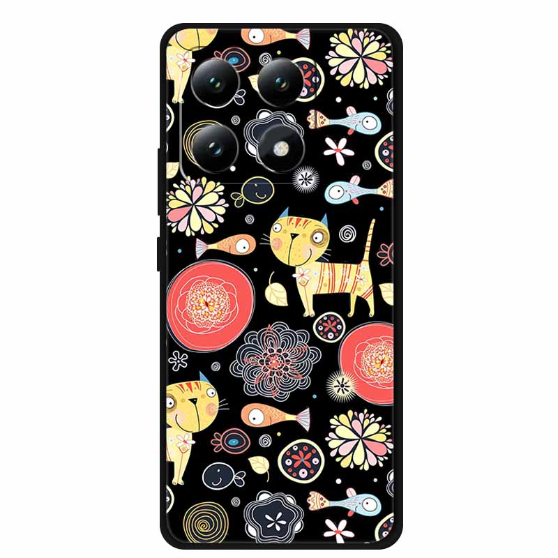 3D Flowers Case For Xiaomi 17 pro max Coque Relief Embossed Blossoms Funda Silicone Soft Back Phone Cover For Xiaomi17 TPU Para
