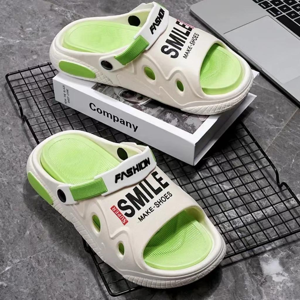 Men's Slippers Are Non-slip, Non-smelly and Non-sounding. Men's Thick-soled Sandals with Shit Feeling. Beach Shoes for Men Wear Summer Sandals Outside
