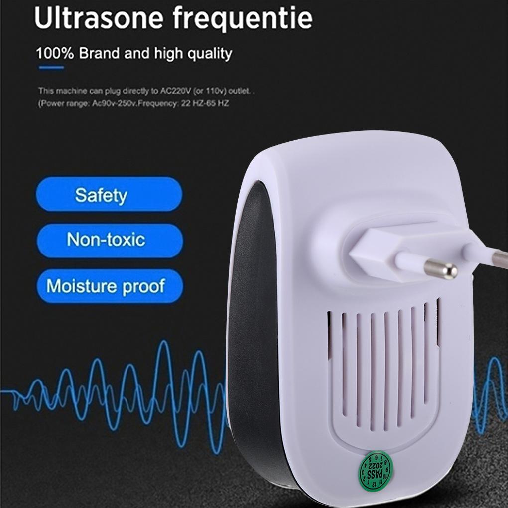 Sicherer Ultraschall-Schädlingsvertreiber Elektronisches Mäuse-Kakerlaken-Mücken-Insekten-Abwehrmittel Effektive Schädlingsbekämpfung Vernichter Wesentlich