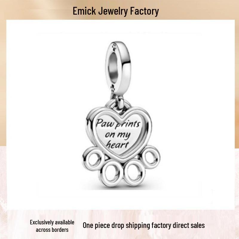 Original Beaded Panjia DIY Pendant - Disney Rainbow & Lavender Style