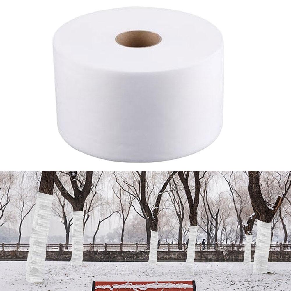 1 Roll Non-Woven Tree Protector Wrap Outdoor Winter Proof Tree Guard Protect Plant Protecting Tools For Winter Freeze Protection