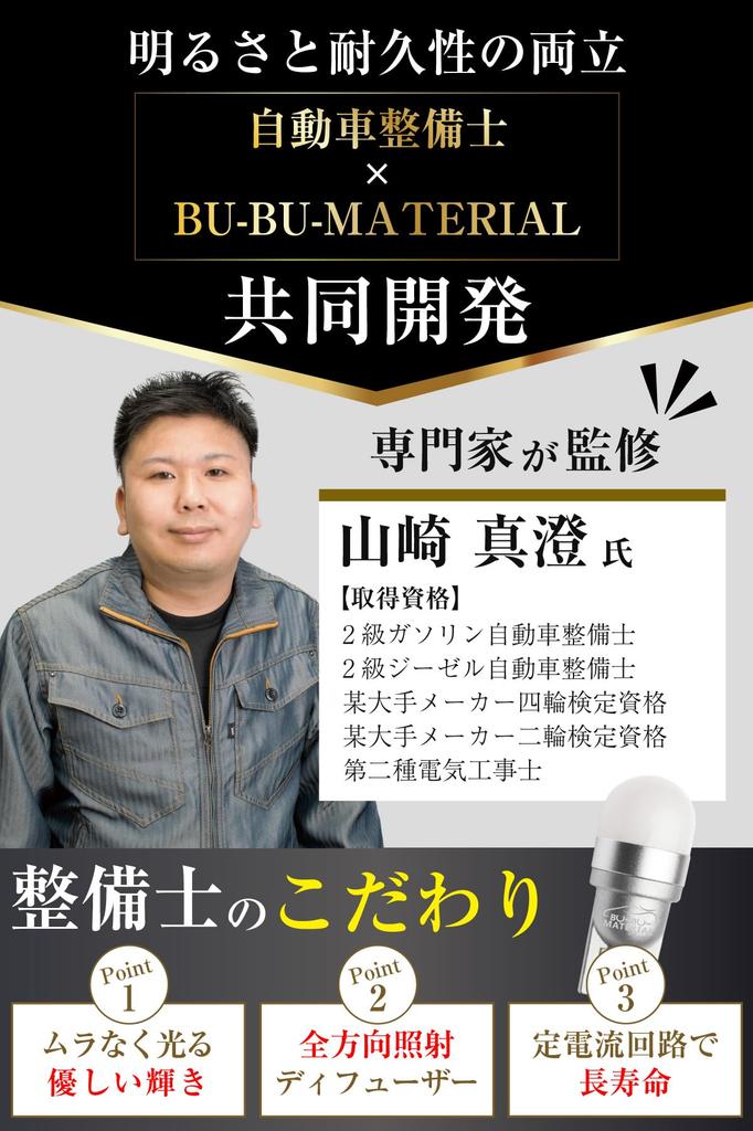 2pcs BOBU-MATERIAL T10 LED Blue TYPE-EVO Gently Bright Light Diffusion Position Lamp Non-Polarity Constant Current Circuit T16 Compatible