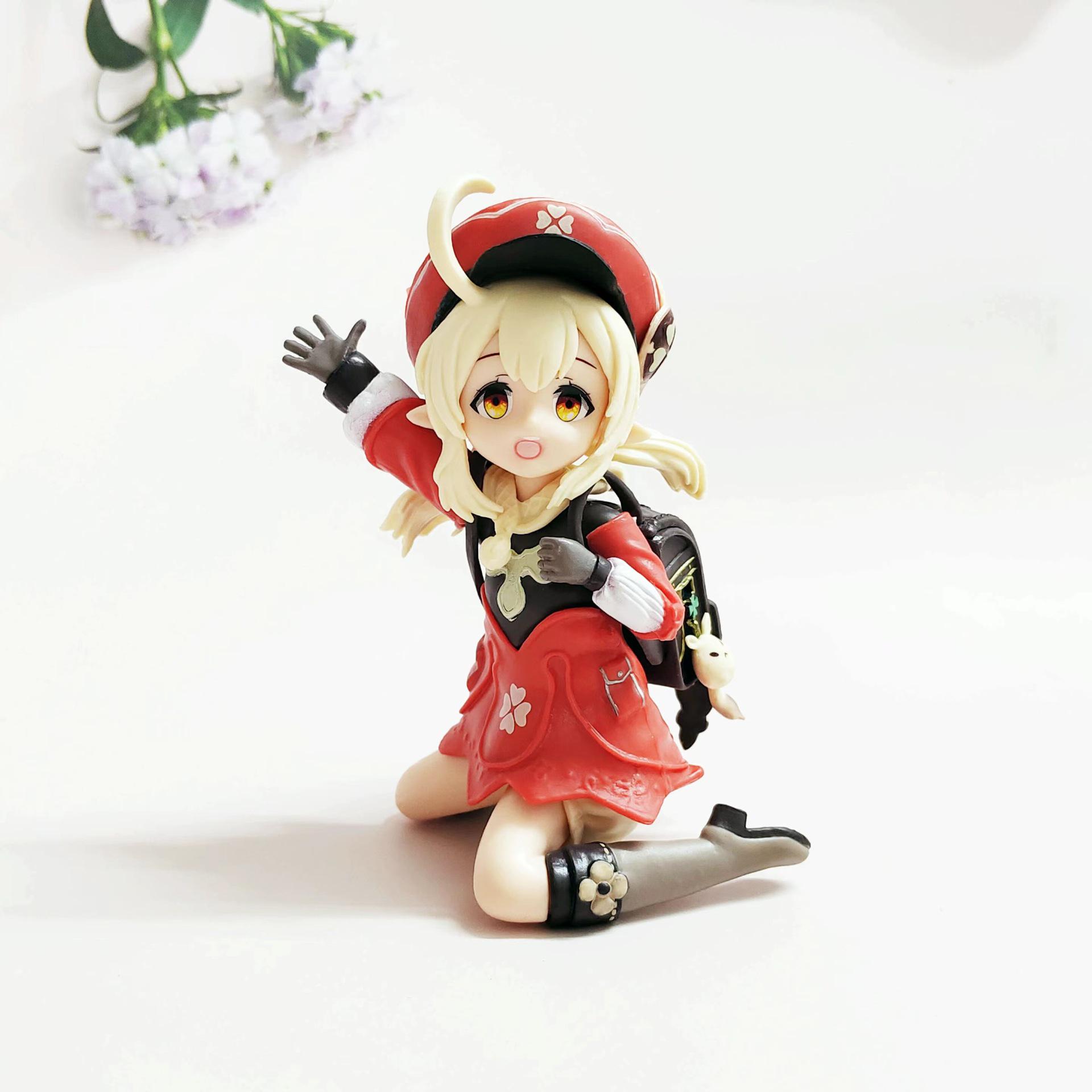 

Куклы-персонажи игровых персонажей Hu Tao, Klee, Ganyu, Paimon, Ningguang и Raiden Shogun, изготовленные вручную, модель сцены