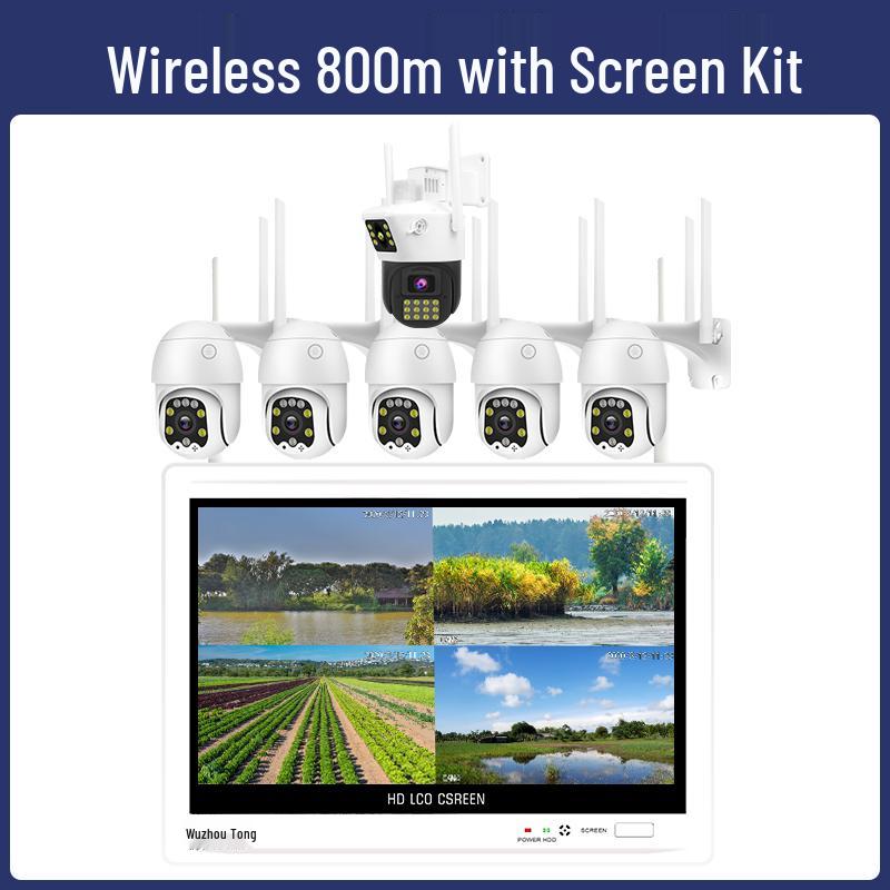 Wireless HD All-in-One Camera System for Home & Outdoor - No Wiring Needed