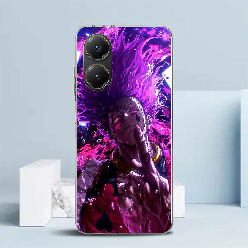 Huner X-Hunters Hisoka Phone Case For Xiaomi Poco F7 Ultra X5 X6 X7 Pro M7 Redmi 15C 15 13C 13 12C 12 10C 10 10A 9 9C 9A 9T Cove