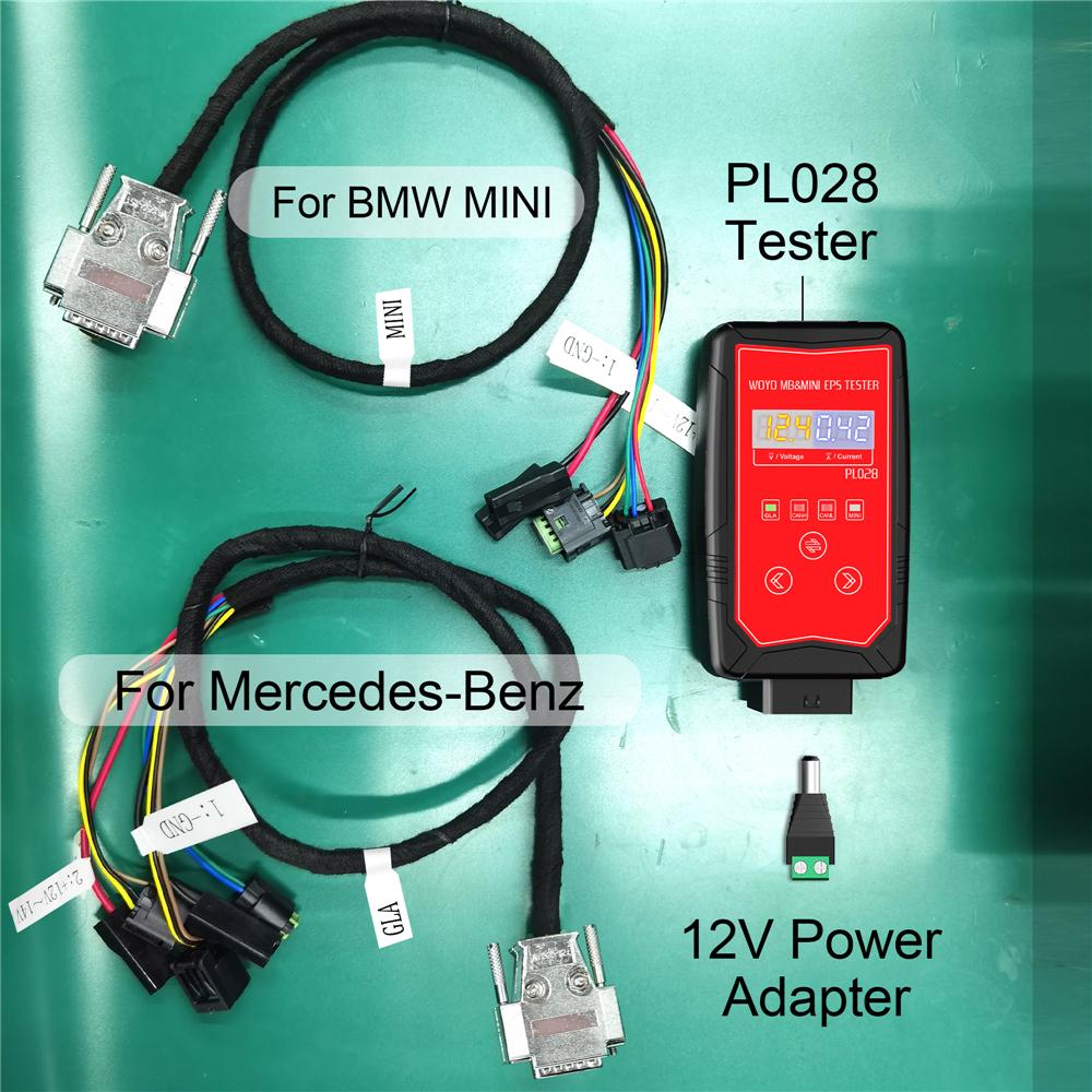PL028 Steering Wheel EPS Tester For Benz & For Mini Automotive Diagnostic Tool