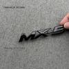 ABS Car Letter Badge Decoration Tail Trunk Stickers For MAZDA MX5 NC 2005-2015 Trunk Black Logo Sticker Decoration Accessories Yvmsj22