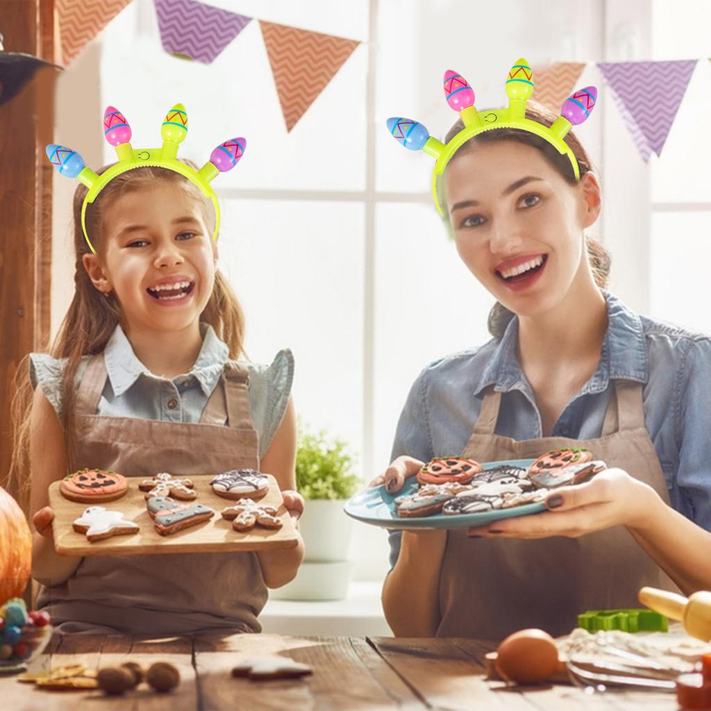 Easter Eggs Party Headband Carnivals Party Crownpieces Headdress for Adult Kids Festival Celebration Party Props