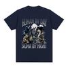 Human By Day Sigma By Night Funny Wolf Graphic T Shirt Men Women Casual Cotton Short Sleeve Oversized T-shirts Streetwear Unisex