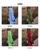 2025 Summer Sleeveless Lantern Slit Dress - European & American Style
