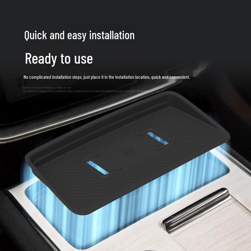 Volvo EX90 25-27 Model Silicone Wireless Charging Anti-slip Dustproof Car Mat