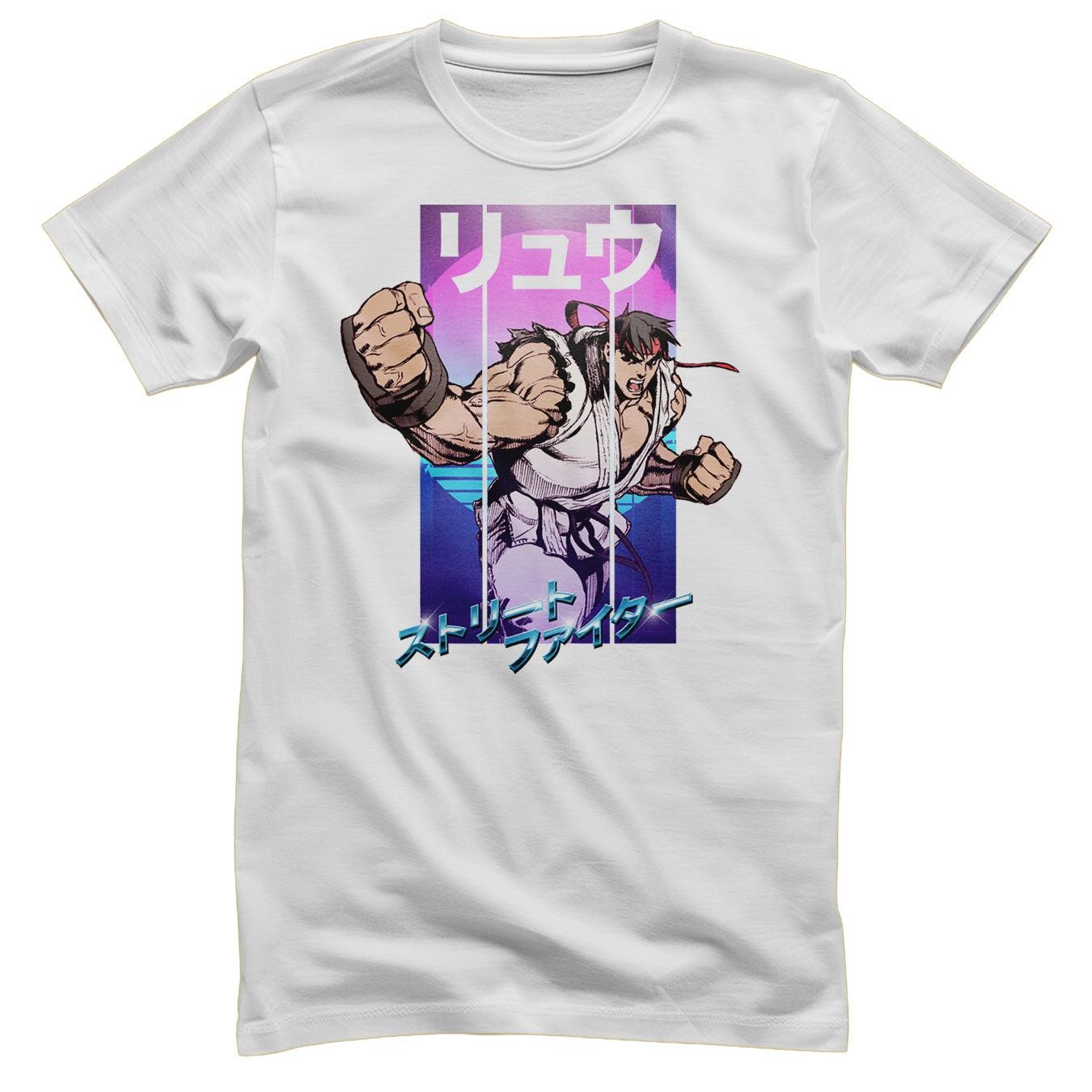 Officially Licensed Street Fighter Street Fighther Japanese Mens T-Shirt XXXL