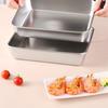 Stainless Steel Fresh Keeping Box Airtight Food Storage Container With Lid Lunch Bento Food Box Outdoor Picnic Camping Tool
