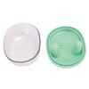 Contenitore Snack 2 in 1 Senza Sporco   Scatola Snack Ermetica per Alimenti con Coperchio a Dita Tieni le Mani Pulite
