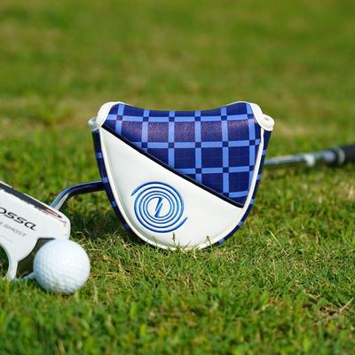 Mytag Putter Golf Mallet Odyssey Putter Golf Club Checkerboard Cover, Headcover, Cover, Cover, Headcover, Magnetic,