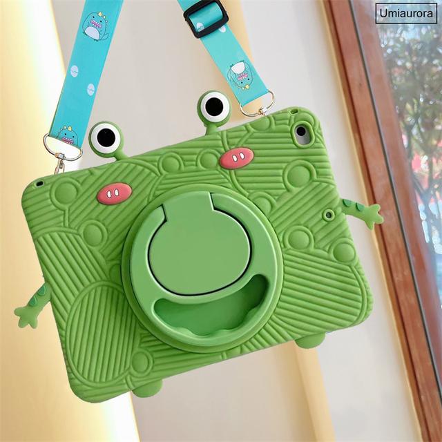 Cartoon Unicorn Astronaut Pig Kids Bubble Case pro Samsung Galaxy Tab A8 10.5 SM-X200 X205 S6 A7 Lite T500 P610 T290 T220 silikonový obal na tablet