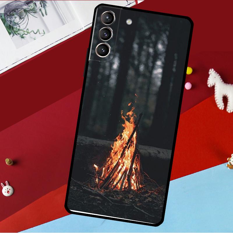 Camping Nature Funda For Samsung Galaxy S26 S25 S24 S22 S23 Ultra Plus S20 S21 FE S9 S10 S25 FE Phone Case
