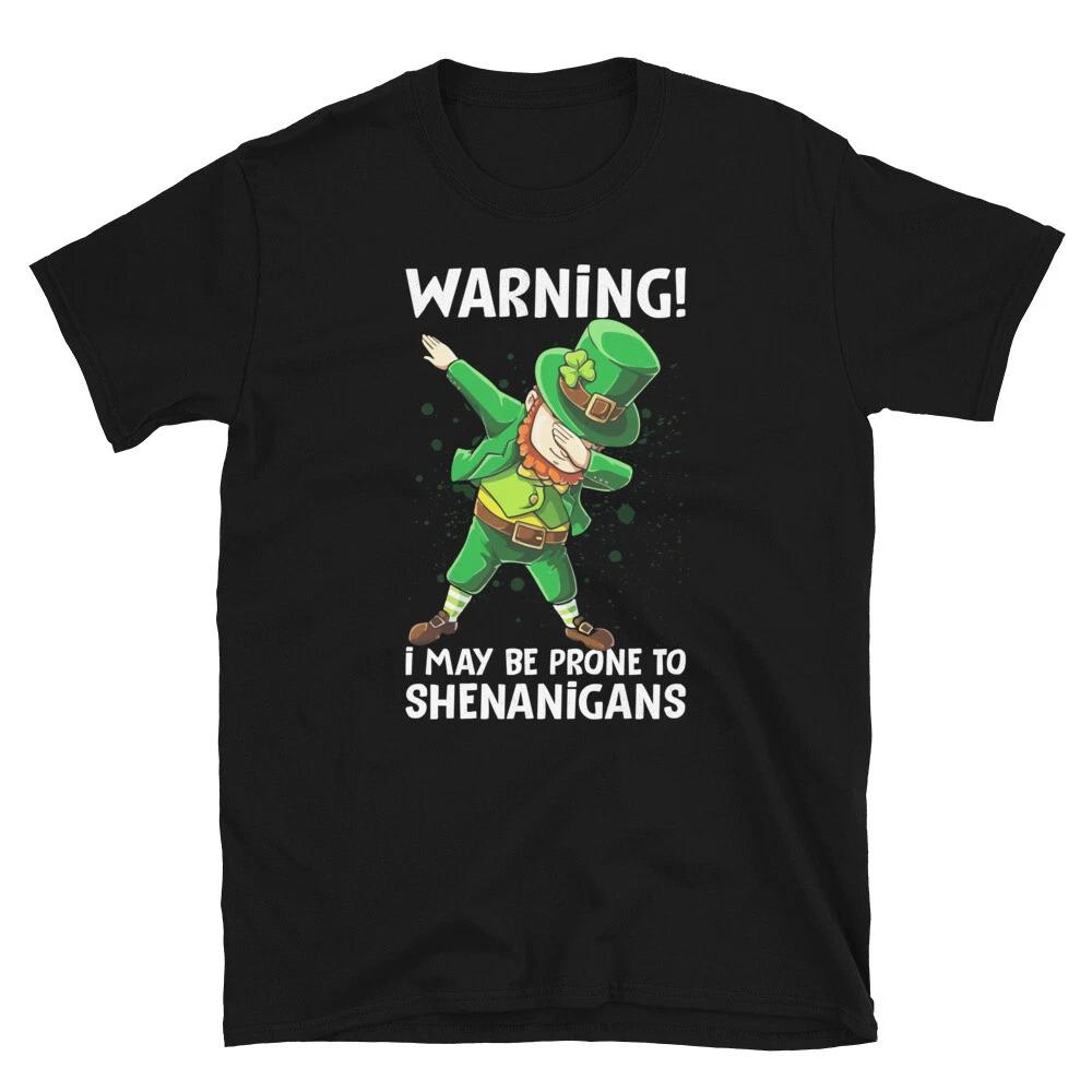 Dabbing Leprechaun Shenanigans Ireland Irish Proud T-Shirt 2XL