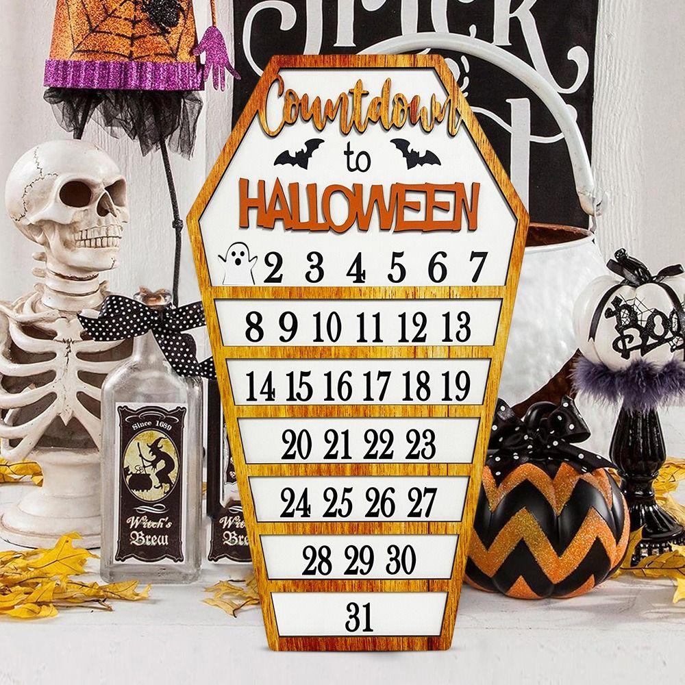 Kürbis Geist Schreibtischdekoration Exquisite Feiertagsdeko Halloween-Thema Adventskalender Innen
