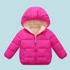 Kinder Fleece-gefütterte Baumwolljacke - Jungen und Mädchen Daunenjacke, Dicke Oberbekleidung