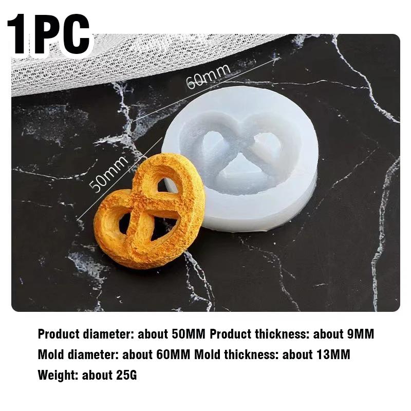 Stampo in Silicone per Biscotti Fai da Te Stampo Circolare per Ciambelle Stampo in Resina Strumenti per Decorare Biscotti al Cioccolato Stampini per Pasticceria Candele Decorazione Torta