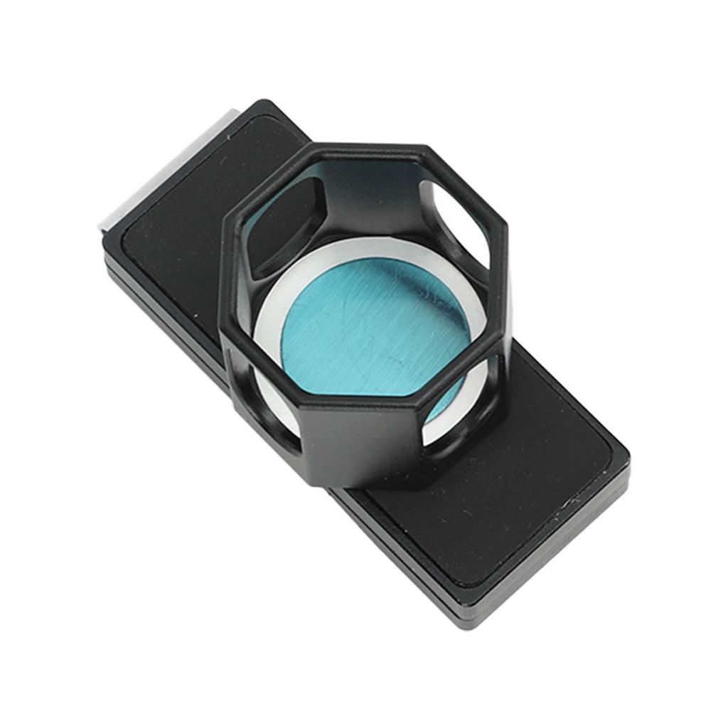 Magnetic Billiard Chalk Case Octagonal Single Section Chalk Storage Box Mute Chalk Clip Sports Accessories Black