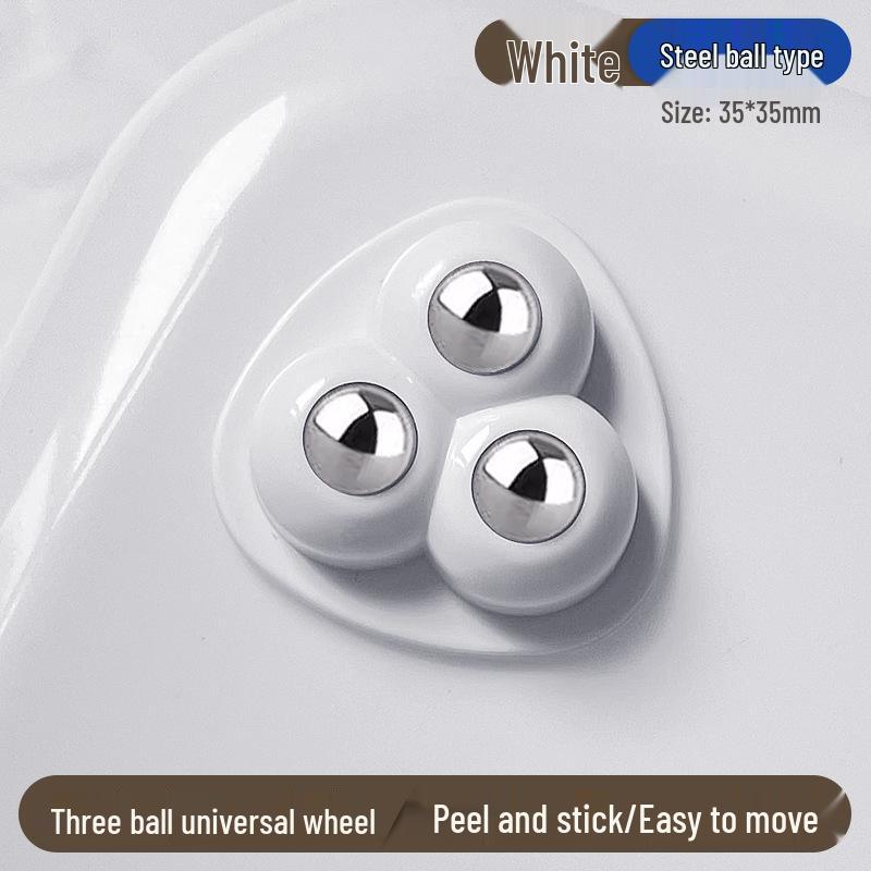 Roată Universală Tri-Sferică Adezivă: Role pivotante rezistente la uzură, fără perforare, pentru uz casnic
