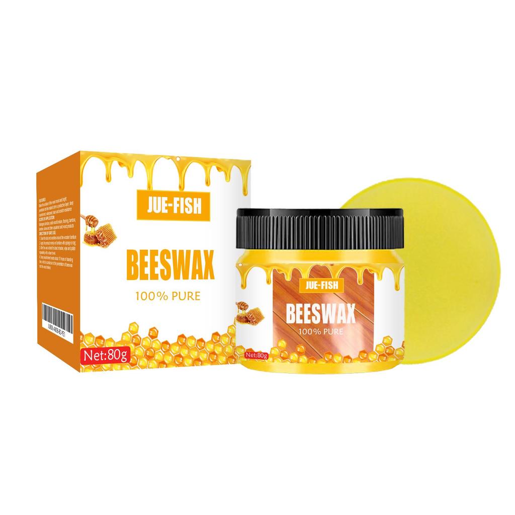All-in-One Beeswax Wood Care Wax: Cleans, Polishes, and Restores Furniture & Floors