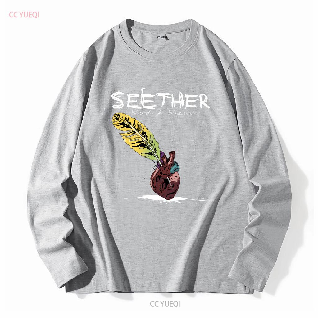 2014 Seether Words As Weapons Concert Band T Shirt Sz XL Vintage Washed Streetwear Graphic Comfortable Stretched Breathable