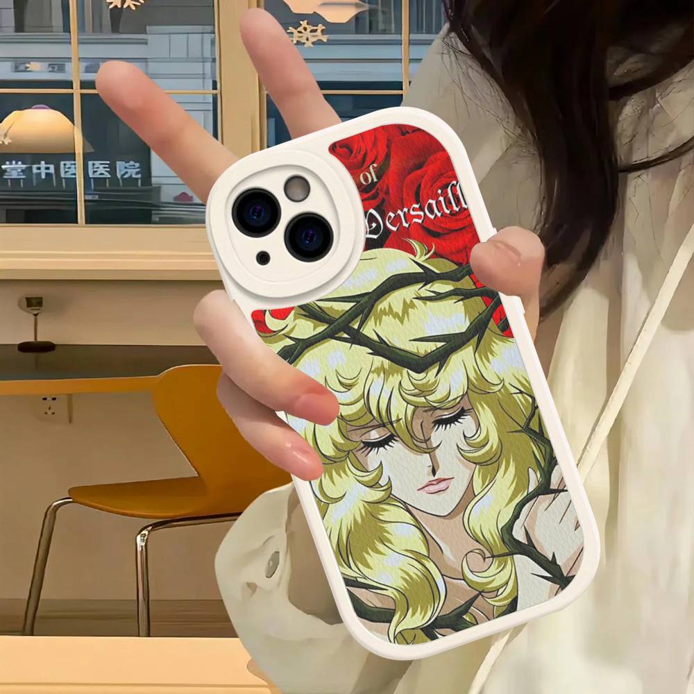 

Classic Anime The Rose Of Versailles Phone Case For IPhone 16 15 14 13 12 11 Pro Max Plus Leather Cover iphone 12